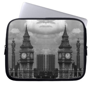 Vintag-England-Postturm Big ben L Laptopschutzhülle