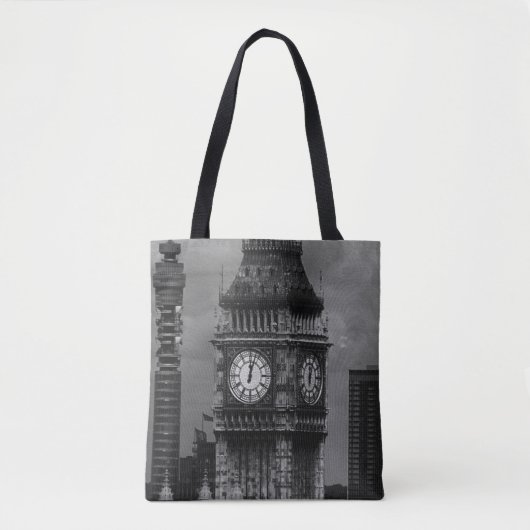 Vintag-England-Postturm Big ben Tasche (Vorderseite)