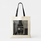 Vintag-England-Postturm Big ben Tragetasche (Rückseite)