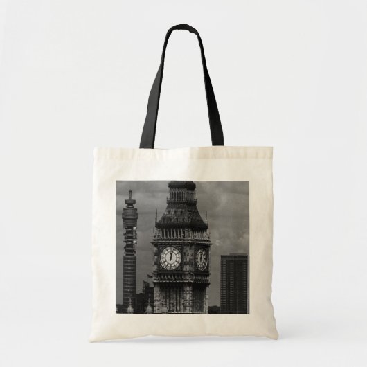 Vintag-England-Postturm Big ben Tragetasche (Vorne)