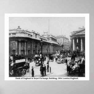 Vintag England, Royal Exchange London Poster