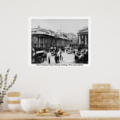 Vintag England, Royal Exchange London Poster (Küche)