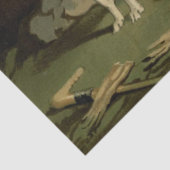 Vintag Englisch Terriers Seidenpapier (Detail)