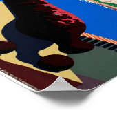 Vintag Entdecken Sie Puerto Rico WPA Poster (Ecke)