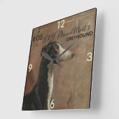 Vintag Eos Thomas Musgrave Joy Quadratische Wanduhr (Winkel)