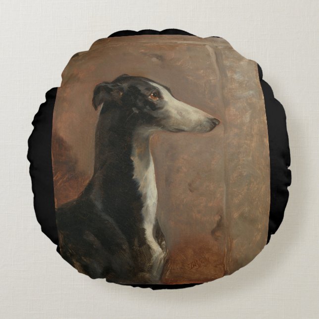 Vintag Eos Thomas Musgrave Joy Rundes Kissen (Vorderseite)