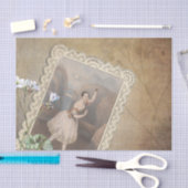 Vintag Ephemera Ballet Dancer Seidenpapier (Handwerk)