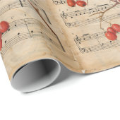 Vintag Ephemera Der Zwölf Tage Weihnachtslied Geschenkpapier (Rolleneckpunkt)