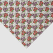 Vintag Ephemera floral Seidenpapier (Ausschnitt)