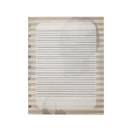 Vintag Ephemera Halloween Skull Ghost Notizblock