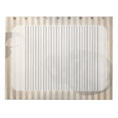 Vintag Ephemera Halloween Skull Ghost Notizblock (Vorderseite)