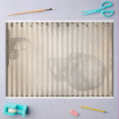 Vintag Ephemera Halloween Skull Ghost Seidenpapier (Basteln)