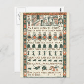 Vintag Ephemera Kinderzimmer Rhyme Postcard Postkarte (Vorne/Hinten)