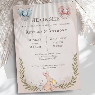 Vintag Er oder Sie botanische Aquarellfarbe, Schnu Einladung