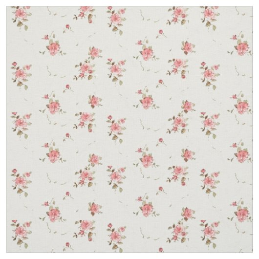 Vintag erblassen Sie - rosa Rose Stoff (Muster)