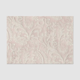 Vintag erblassen Sie - rosa Spitze Seidenpapier