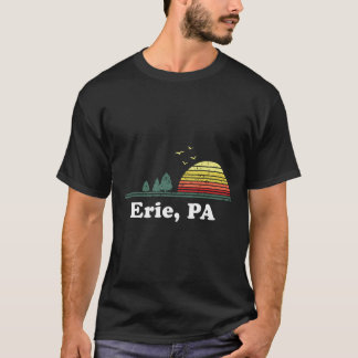 Vintag Erie Pennsylvania Zuhause Souvenir Print T-Shirt