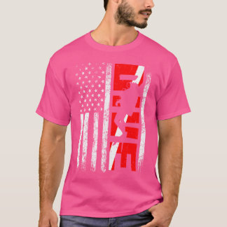 Vintag erkranktes Tauchen T-Shirt