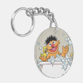 Vintag Ernie in Bathtub Schlüsselanhänger (Vorderseite links)