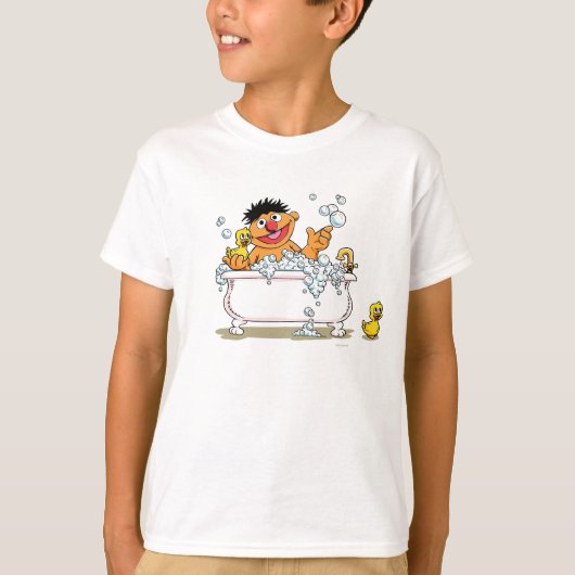 Vintag Ernie in Bathtub T-Shirt (Vorderseite)