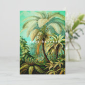 Vintag Ernst Haeckel Botanische Palmen Dankeskarte (Stehend Vorderseite)