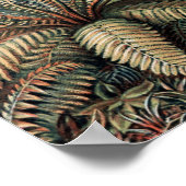 Vintag Ernst Haeckel Palm Trees Poster (Ecke)