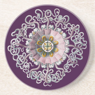 Vintag Ernst Haeckel Sandstein Untersetzer