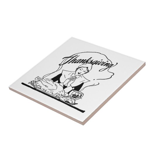 Vintag Erntedank Grace Fliese (Seite)