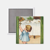 Vintag Erntedank Magnet (Vorderseite/Rückseite)