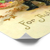 Vintag Erntedank Poster (Ecke)