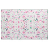 Vintag erröten eleganter mit Blumendamast der rosa Stoff (Fat Quarter (45,7 x 55,9 cm))