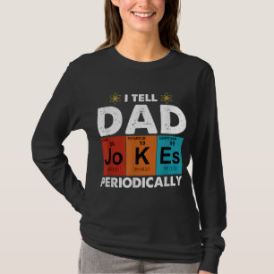 Vintag erzähle ich Papa regelmäßig Witze T-Shirt