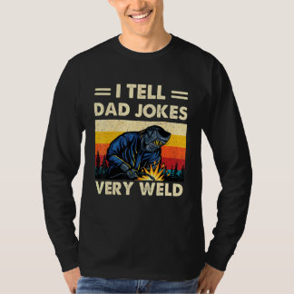 Vintag erzähle ich Vater Jokes Very Weld T-Shirt