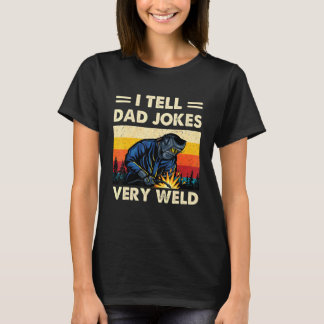 Vintag erzähle ich Vater Jokes Very Weld T-Shirt