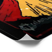 Vintag Espresso Poster (Ecke)