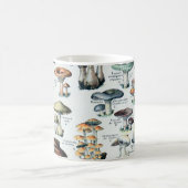 Vintag essbare Mushroom Chart Kaffeetasse (Mittel)