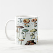 Vintag essbare Mushroom Chart Kaffeetasse (Links)