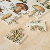 Vintag essbare Mushroom Chart Puzzle (Seite)