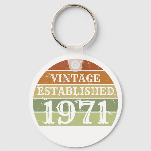 Vintag etablierte Männer Frauen bedrückten den Son Schlüsselanhänger (Vorderseite)