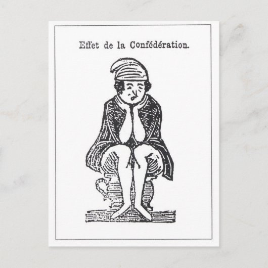 Vintag: Etfet de la Confederation Postkarte (Vorderseite)