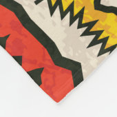 Vintag ethnisch: nahtlos traditionelles Design. Fleecedecke (Ecke)