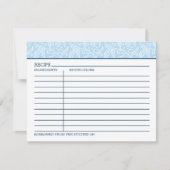 Vintag etwas Blaues Brautparty Rezept (Vorderseite)