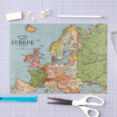 Vintag Europe 20. Jahrhundert Bacons Standardkarte Seidenpapier (Handwerk)