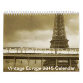 Vintag-Europe-Landschaftsarchitektur - Kalender 20 (Titelbild)