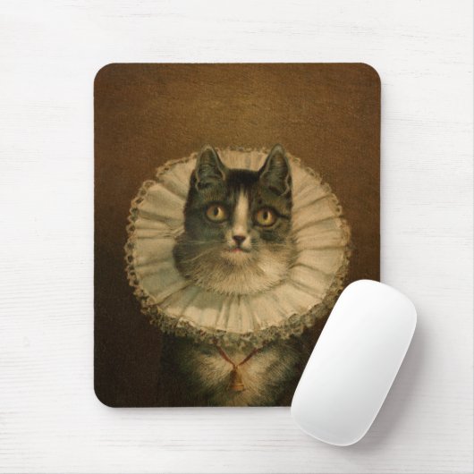Vintag Extravagante Cat Mousepad (Mit Mouse)