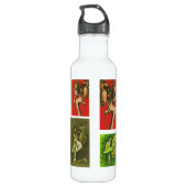 Vintag Fairies Liberty Flasche Edelstahlflasche (Rückseite)