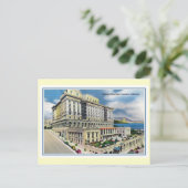 Vintag Fairmont Hotel San Francisco CA Postkarte (Stehend Vorderseite)