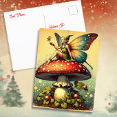 Vintag Fairy | Behalt in Touch Postkarte