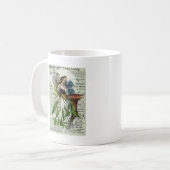 Vintag Fairy Collage Kaffeetasse (Vorderseite Links)