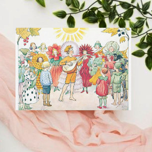 Vintag Fairy Garden Little Lassie von Elsa Beskow